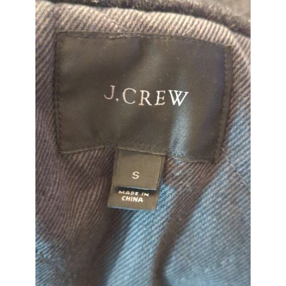 J. Crew 3M Thinsulate Black Wool Blend Coat Men's Small Casual Sweater Weather - Picture 10 of 10